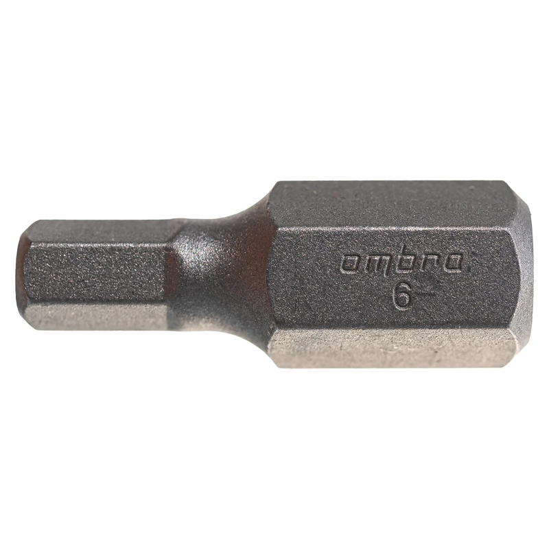 Вставка-бита Ombra 531206 055827 10 мм DR шестигранная, H6, 30 мм