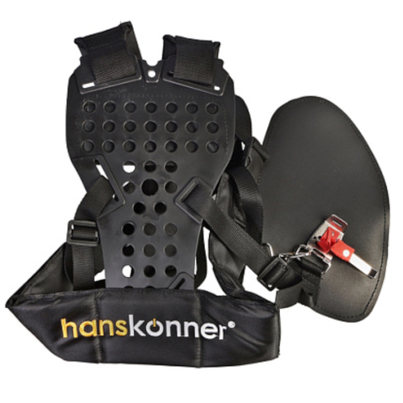 Бензотриммер Hanskonner HBT4-31, 4-тактный, 31 см3, 1.1 л.с, диск 80 зуб, леска, ранцевый ремень в Череповце