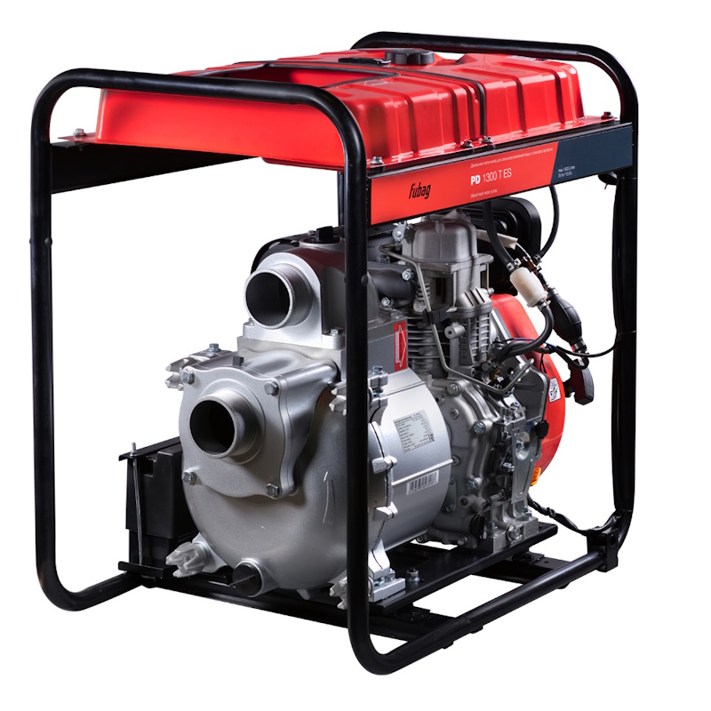 Мотопомпа для сильнозагрязненной воды Fubag PD 1300T ES 646272, дизель, 1300 л/мин, 25м в Иваново