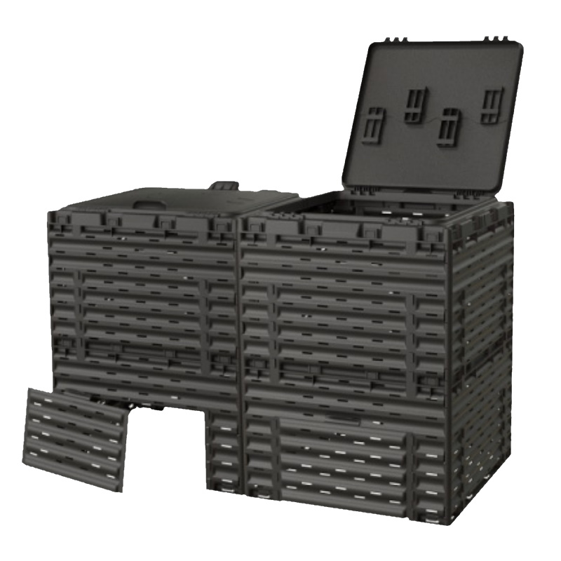 Компостер Piteco K1160, с крышкой, 600л, чёрный в Костроме