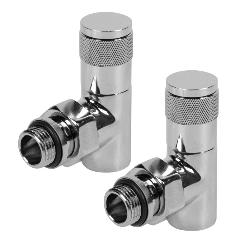 Набор дизайн-вентилей Royal Thermo PIANO НС-1144294 угловой хром 12 2205₽