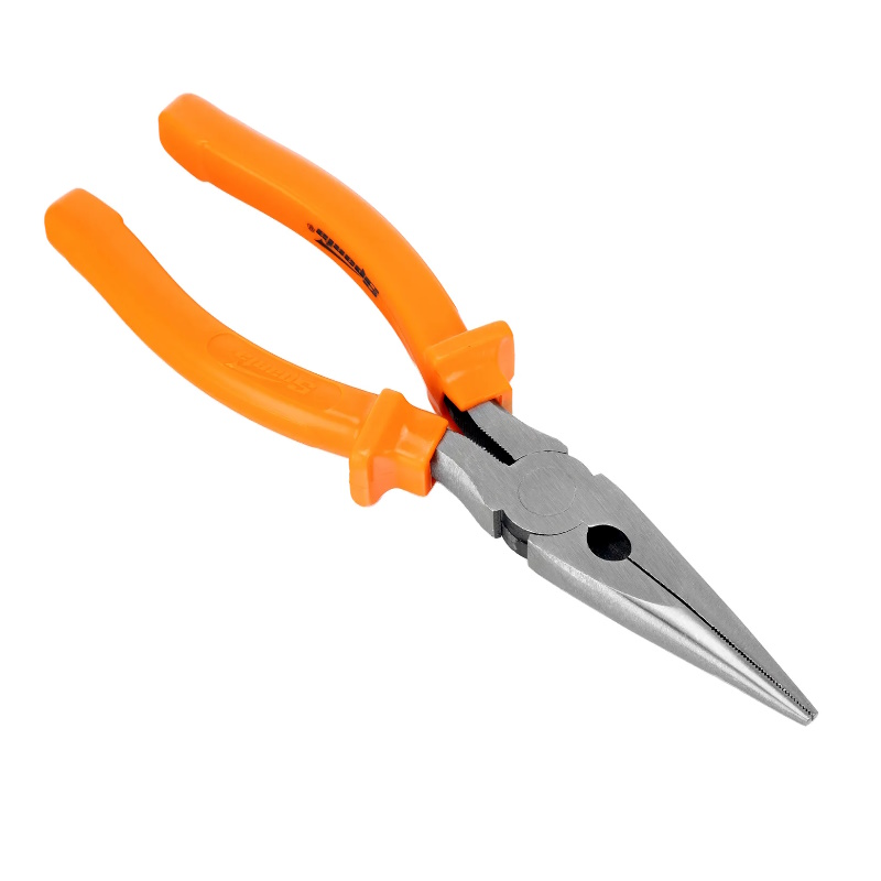 Длинногубцы Sparta Classic 17163, 200 мм, прямые шлифованные, пластмассовые рукоятки в Муроме