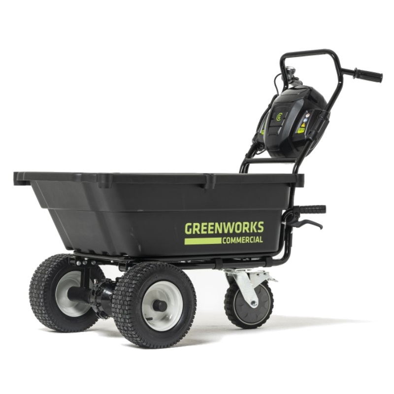 Садовая тележка самоходная Greenworks 82GC 7400607, 82V, 106 л, без АКБ и ЗУ