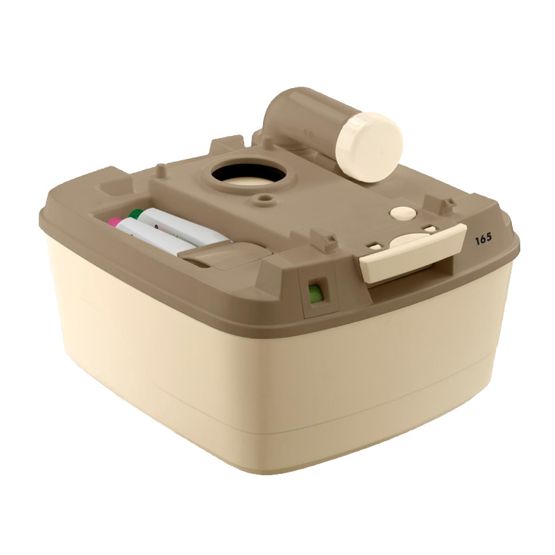 Биотуалет для дачи Thetford Porta Potti Qube 165 Luxe жидкостной (высота 408 мм, с сиденьем)