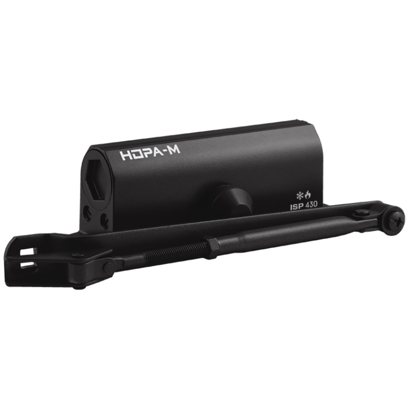 Доводчик дверной Нора-М ISPARUS 430 17195, от 50 до 120 кг, черный в Костроме