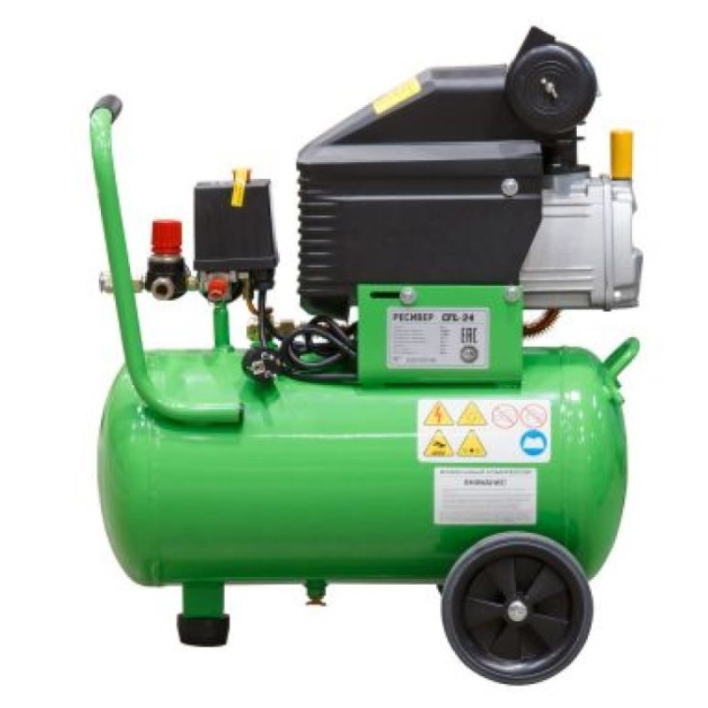 Компрессор Eco AE-251-3, 235 л/мин, 8 атм, коаксиальный, масляный, ресив. 24 л, 220 В, 1.50 кВт  в Иваново