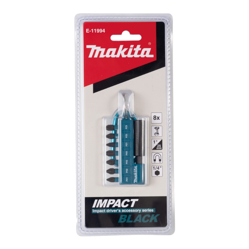 Набор бит Makita Impact Black E-11994, 25 мм, 8 шт. в Муроме