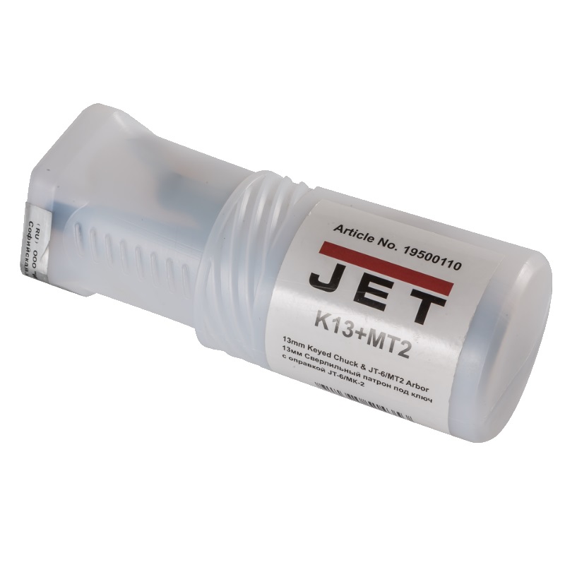 Сверлильный патрон Jet 13 мм под ключ с оправкой JT-6/МК-2 в Иваново