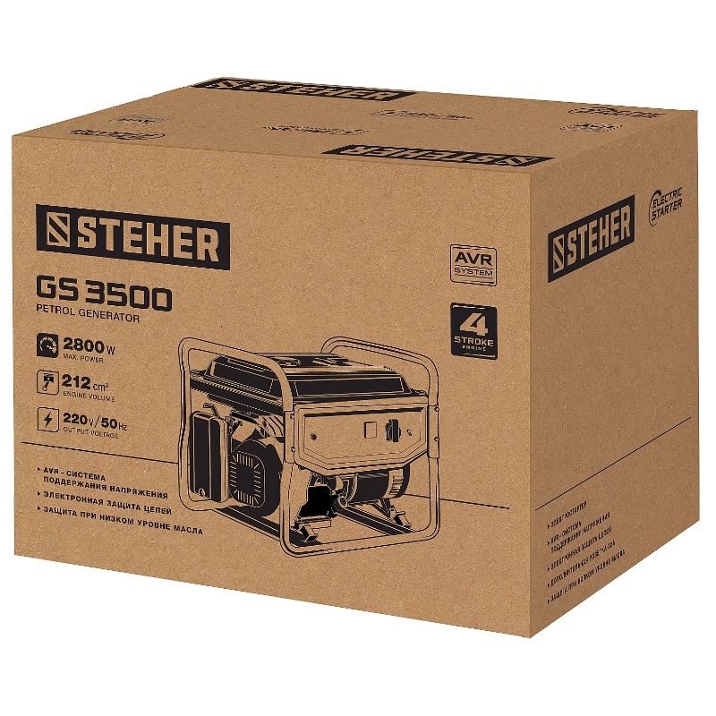 Бензиновый генератор Steher GS-3500 в Туле