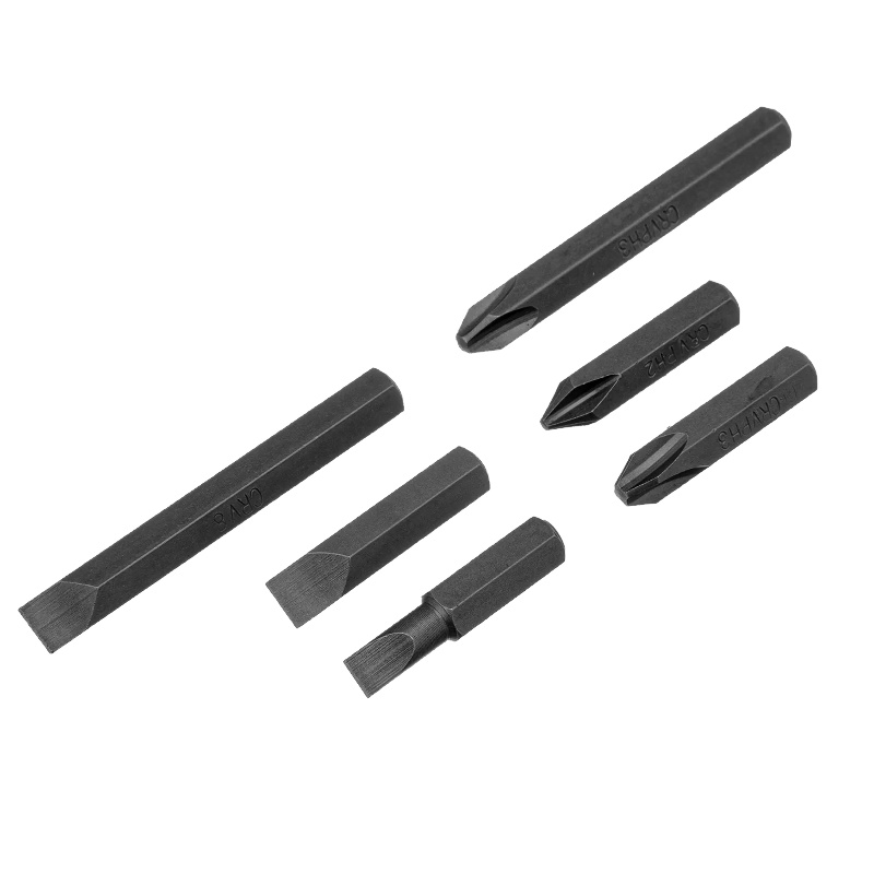 Отвертка ударно-поворотная с битами Matrix 11575, 1/2", 7 шт., PH + SL, CrV, металлическая рукоятка в Муроме