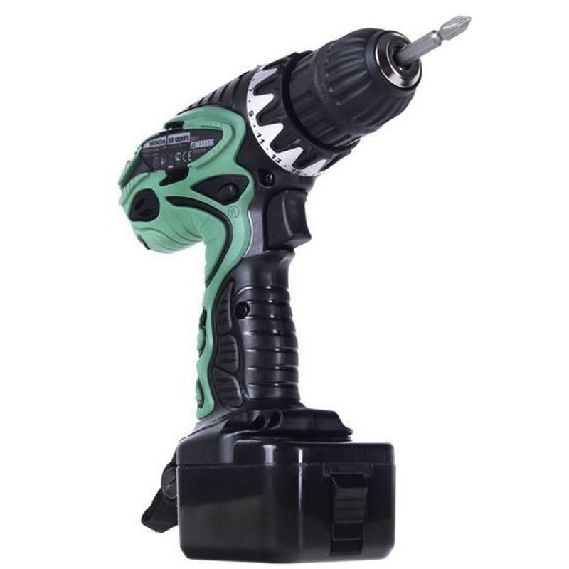 Аккумуляторная дрель-шуруповерт Hitachi DS12DVF3-TB + фонарь