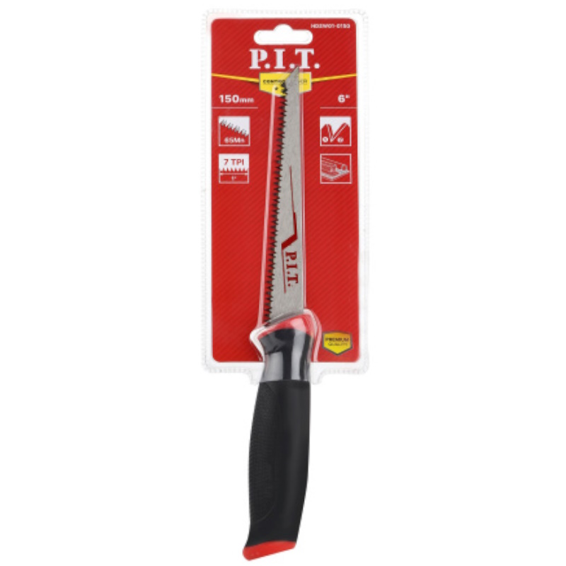Ножовка для гипсокартона P.I.T. CONTROL HDSW01-0150, 150мм, 7 TPI, 146г, лезвие сталь 65Mn в Иваново
