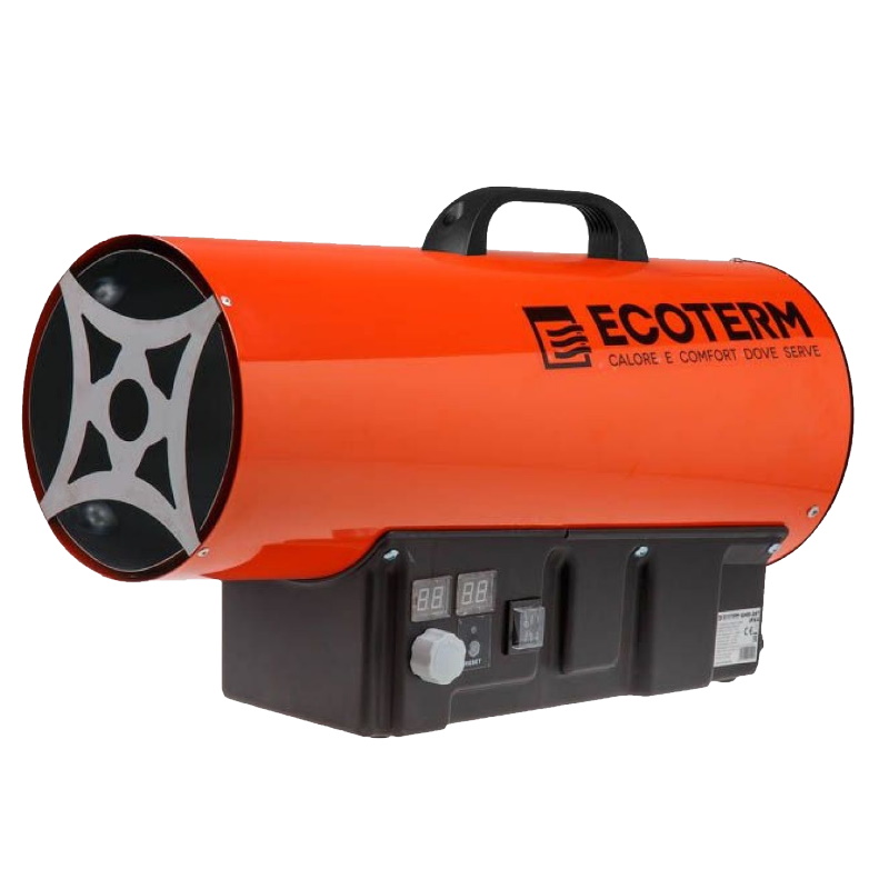 Нагреватель воздуха газовый Ecoterm GHD-30T ET1527-6, прямой, 30 кВт, термостат, переносной в Череповце