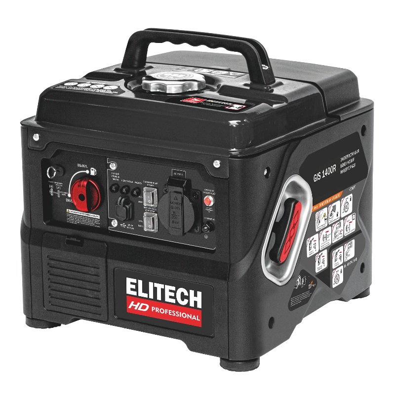 Генератор бензиновый Elitech HD GIS 1400R 204576, 230 В
