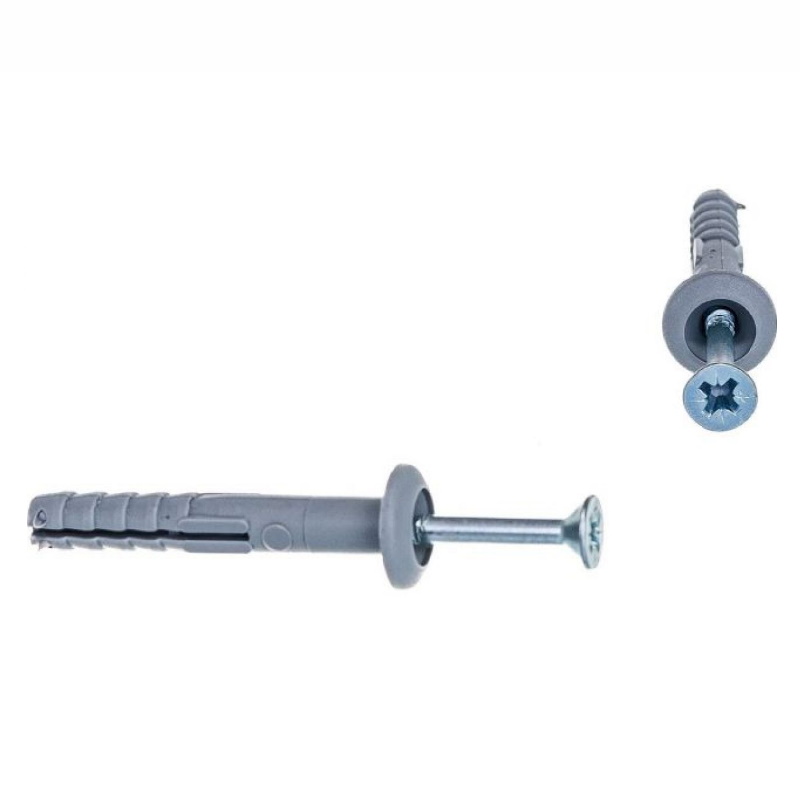Дюбель-гвоздь Starfix SM-70284-2000, 6х40 мм, нейлон, гриб (2000 шт)
