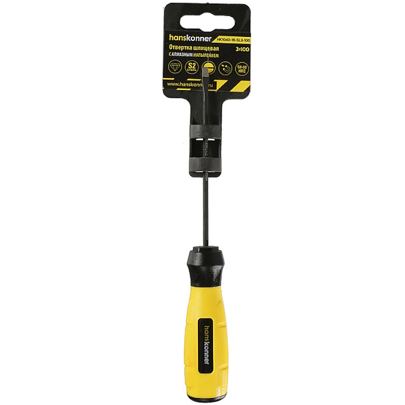 Отвертка Hanskonner HK1040-16-SL3-100 в Ярославле