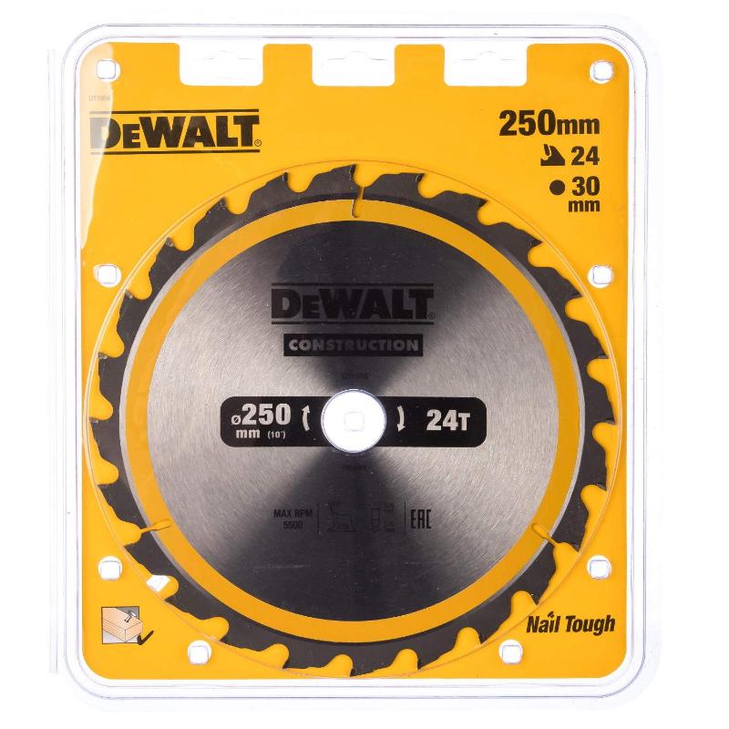 Пильный диск DeWalt DT1956-QZ CONSTRUCT 250/30 24 ATB +10° во Владимире
