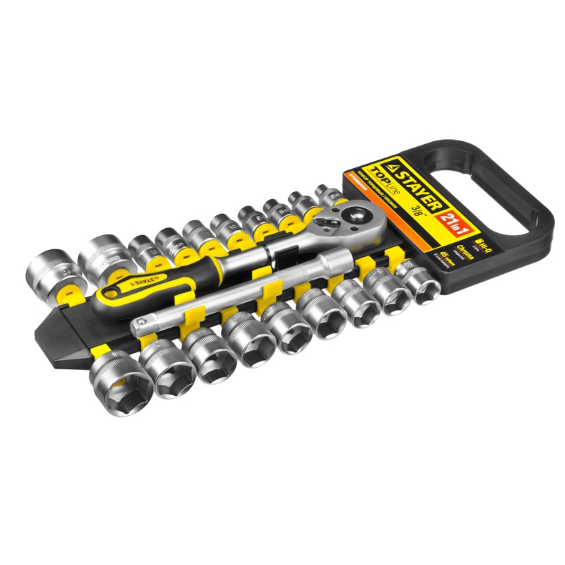 Набор Stayer STANDARD 27752-H21, 3/8", 21 предмет