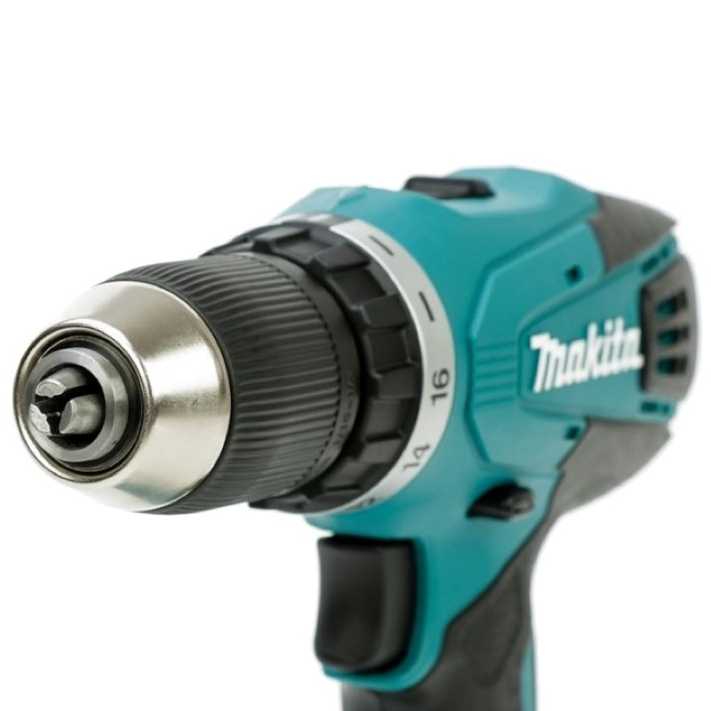 Аккумуляторная дрель-шуруповерт Makita DF457DWEX8 (набор бит из 31 предмета, 2 АКБ, ЗУ, кейс)