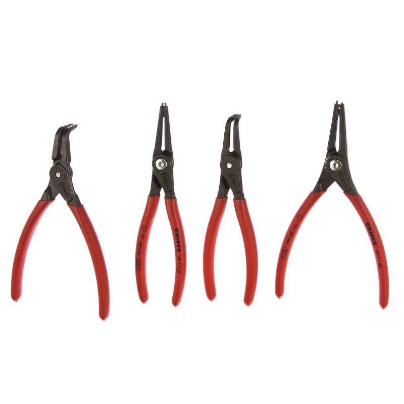 Набор щипцов прецизионных для внутренних и внешних стопорных колец Knipex SRZ II KN-002001V09, ложемент, 4 предмета