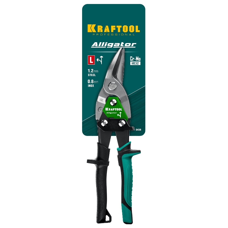 Ножницы по металлу Kraftool Alligator 2328-L, левые, Cr-Mo, 250 мм в Иваново
