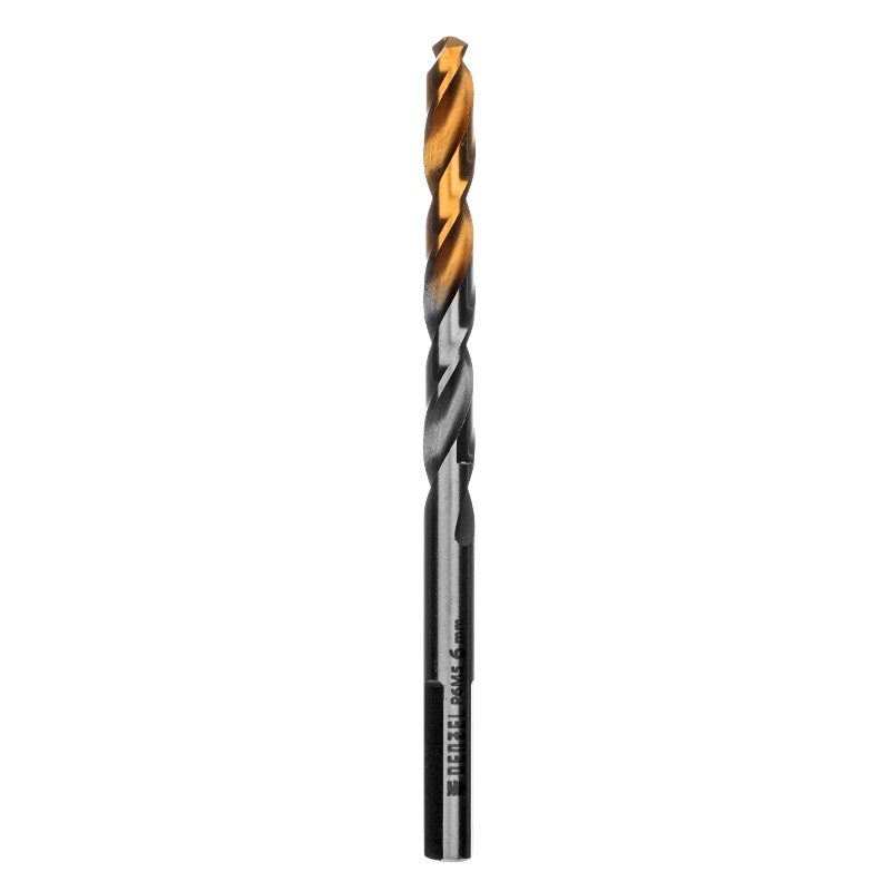 Сверло спиральное по металлу Denzel Golden Tip 718235, 6 x 93мм, Р6М5 в Ярославле