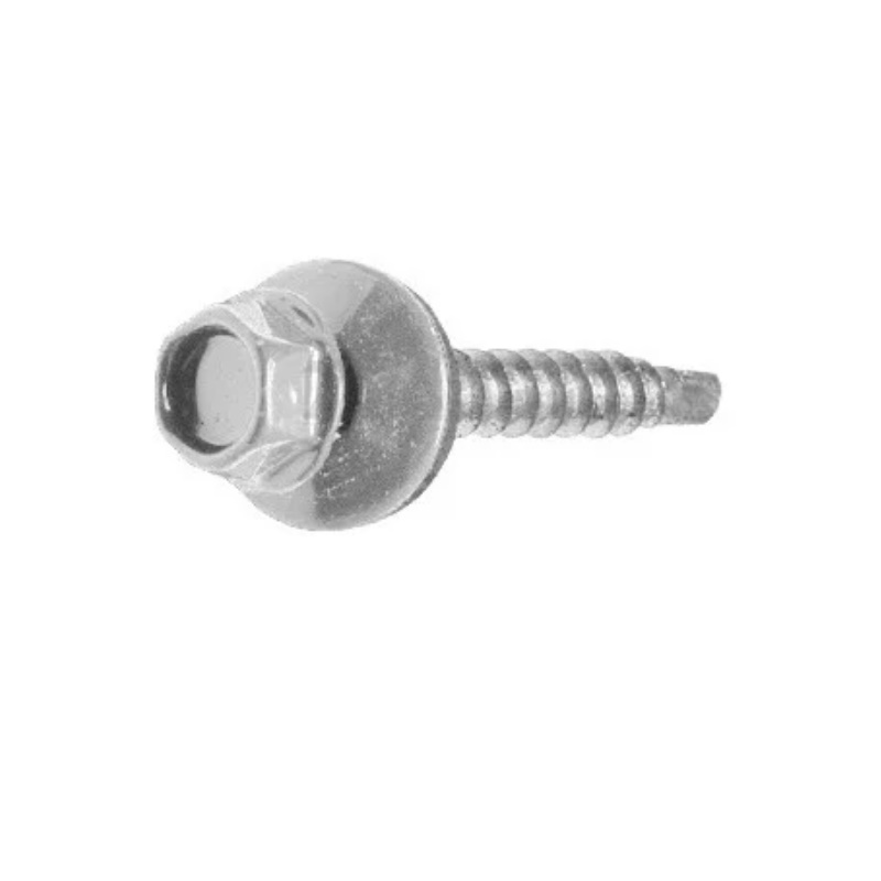 Саморез кровельный Starfix SMP2-81129-40, 5.5х51 мм цинк, шайба с прокл., PT3 (40 шт в пласт. конт.)