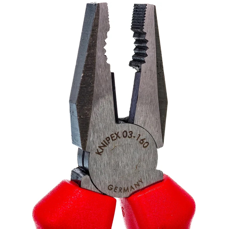 Плоскогубцы комбинированные Knipex KN-0302160SB, 160 мм, фосфатированные, 2-комп ручки, SB