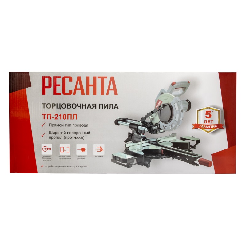 Торцовочная пила Ресанта ТП-210ПЛ 75/18/4 в Рыбинске