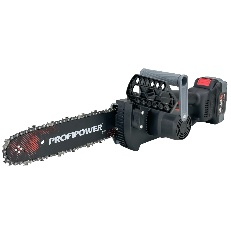 Аккумуляторная цепная пила бесщеточная ProfiPower MKDUC-20V E0114M1, (Li-ion-1шт, 4.0Ач, шина 12", цепь, З/У, в коробке) в Ярославле
