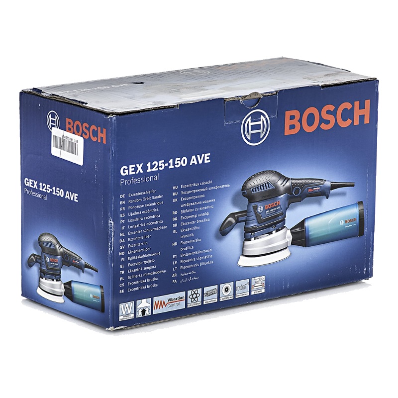 Шлифмашина эксцентриковая Bosch GEX 125-150 AVE (L-Boxx) в Костроме