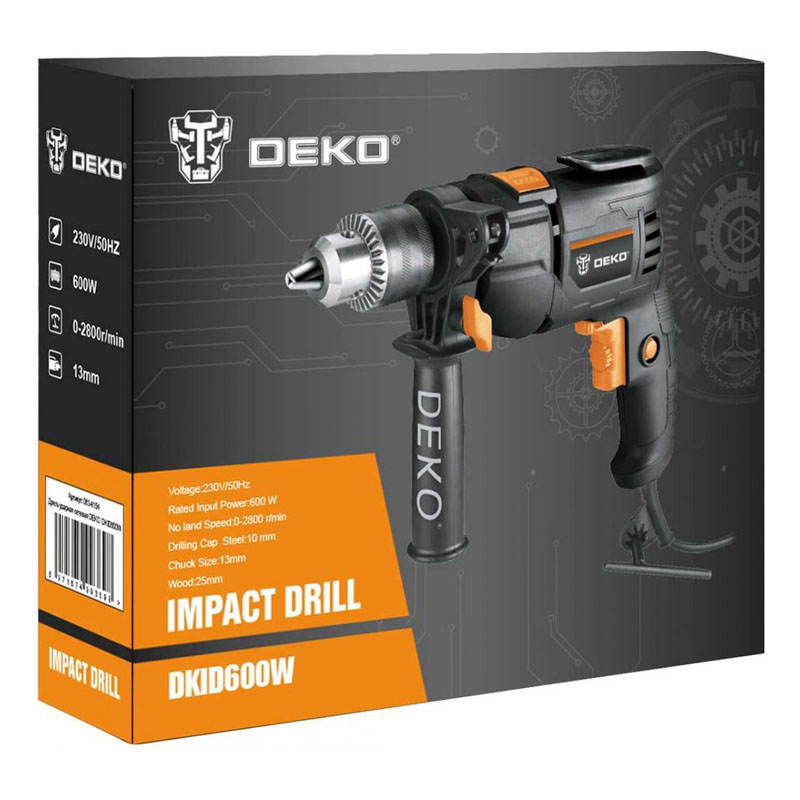Дрель ударная сетевая Deko DKID600W, 063-4154 в Туле