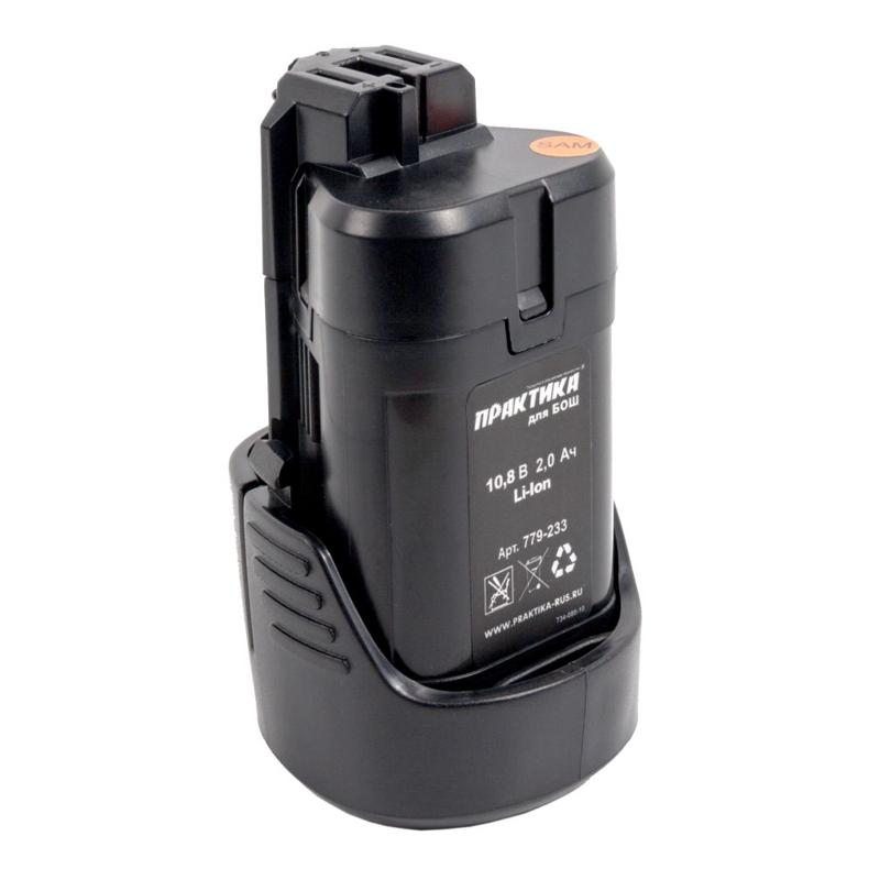 Аккумулятор Практика 779-233 (для инструмента Bosch, 10.8В, емкость 2.0Ач, Li-ion)