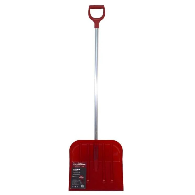 Лопата Fachmann 05014 поликарбонат с алюминиевым черенком D образной ручкой рубиновый 2089₽