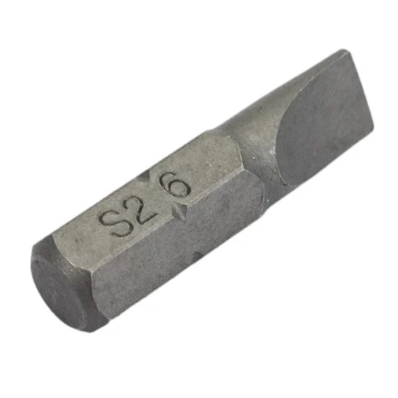 Вставка-бита Ombra 514560 055812, 1/4"DR шлицевая, SL6, 25 мм в Угличе