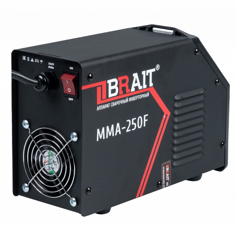 Инвертор сварочный Brait MMA-250F 18.01.023.043, 20-250А, d.1,6-5 мм в Череповце