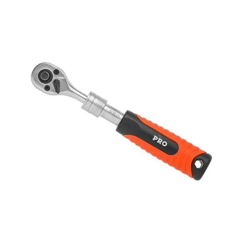 Трещотка Pro Startul PRO-47014, 1/4", 72 зубца, 165-215 мм, телескопическая рукоятка в Череповце
