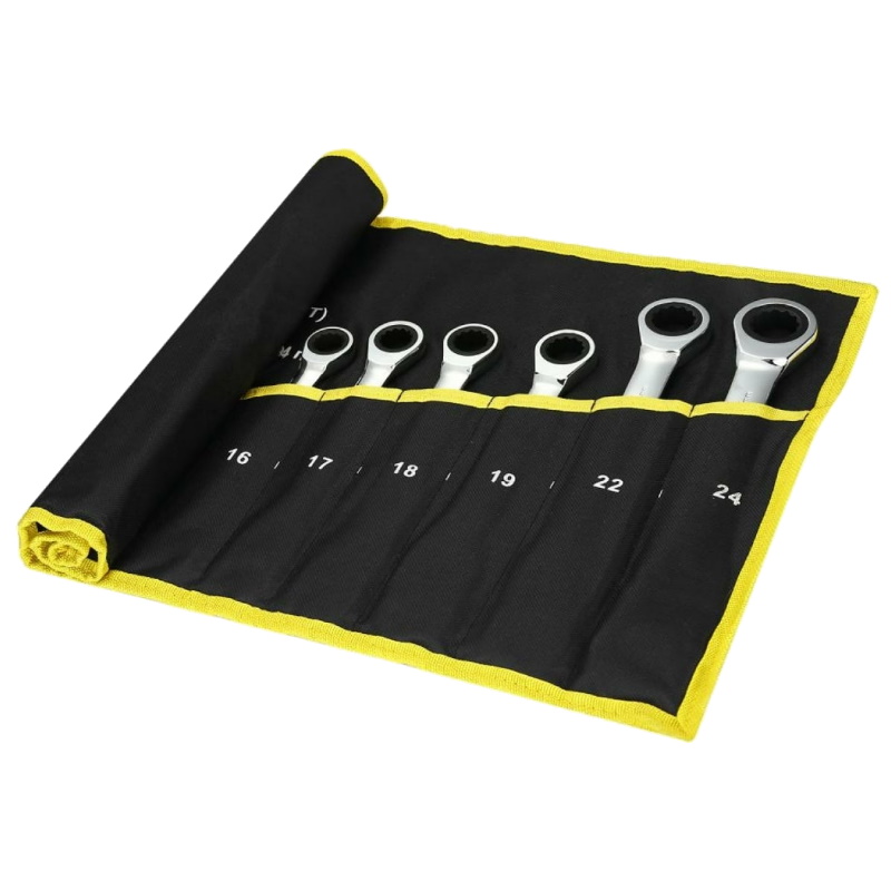 Набор комбинированных трещоточных ключей Deko DKHT14 065-0989 в сумке 14 предметов 4730₽