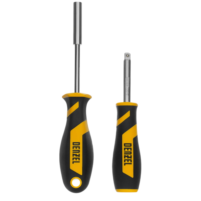 Набор инструментов Denzel 15807, 1/2", 1/4", 3/8", CrV, S2, пластиковый кейс, 216 предметов в Угличе