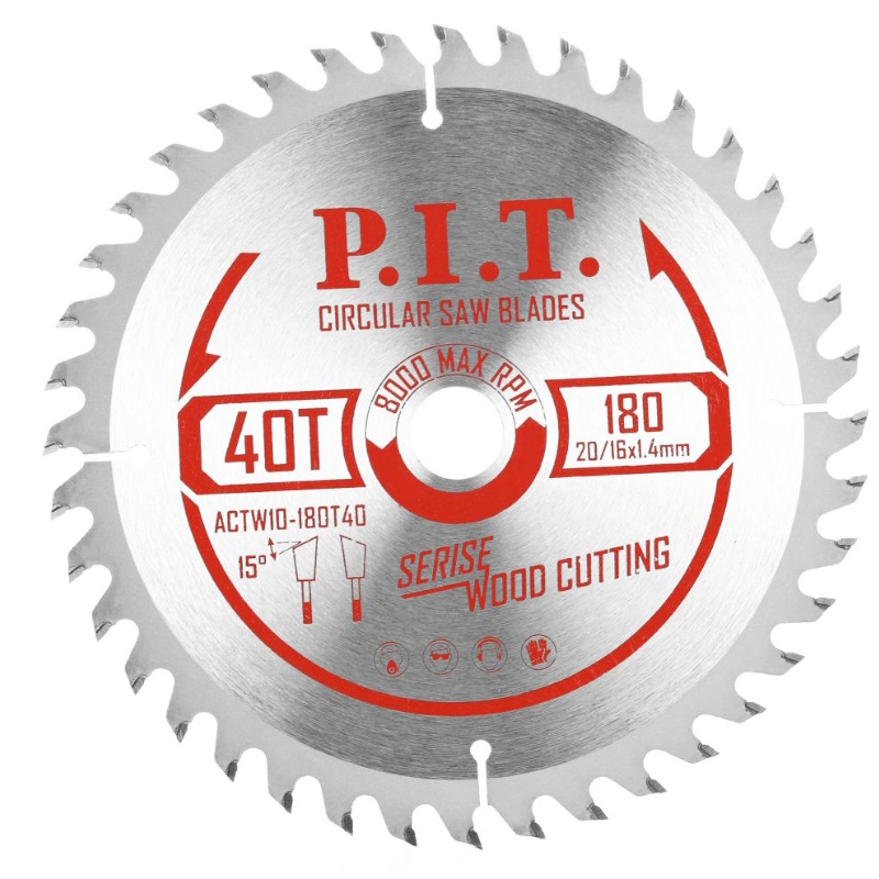 Диск пильный P.I.T. ACTW10-180T40, 180x20/16x2,2 мм, 40T в Иваново
