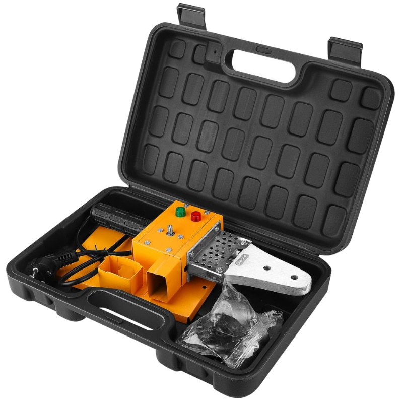 Аппарат для сварки полипропиленовых труб Deko RPPWM1600W 083-3008, с металлической станиной, в пластиковом кейсе в Угличе