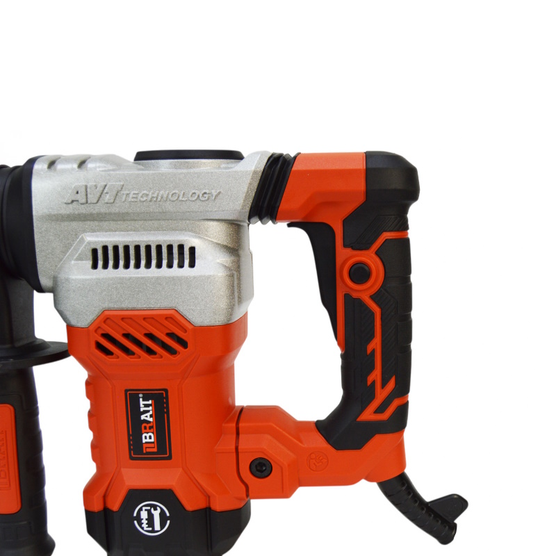 Молоток отбойный электрический Brait DH30DPRO 21.01.251.087 (1400 Вт, 3600 уд/мин.,15 Дж, 50Гц.,SDS MAX)