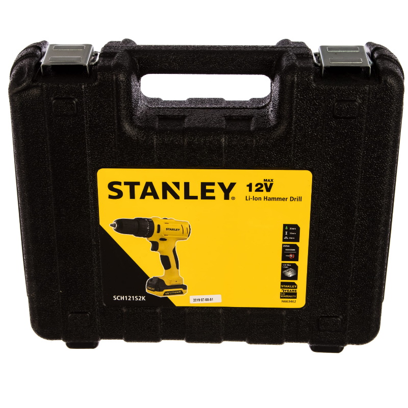 Дрель-шуруповерт аккумуляторная Stanley SCH121S2K-RU (напряжение 12 в, емкость 1.5 ач) в Вологде