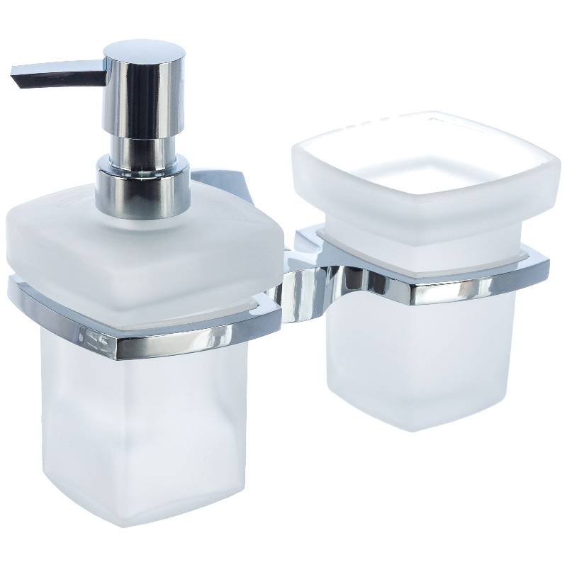 Держатель стакана и дозатора WasserKRAFT Wern K-2589, хром 9060768 в Твери
