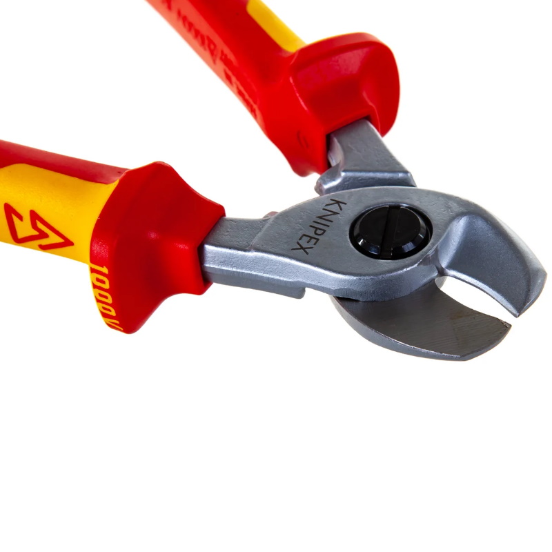 Кабелерез Knipex KN-9516165T VDE, Ø 15 мм (50 мм²), длина 165 мм, хром, 2-комп диэлектрические ручки…2 в Угличе