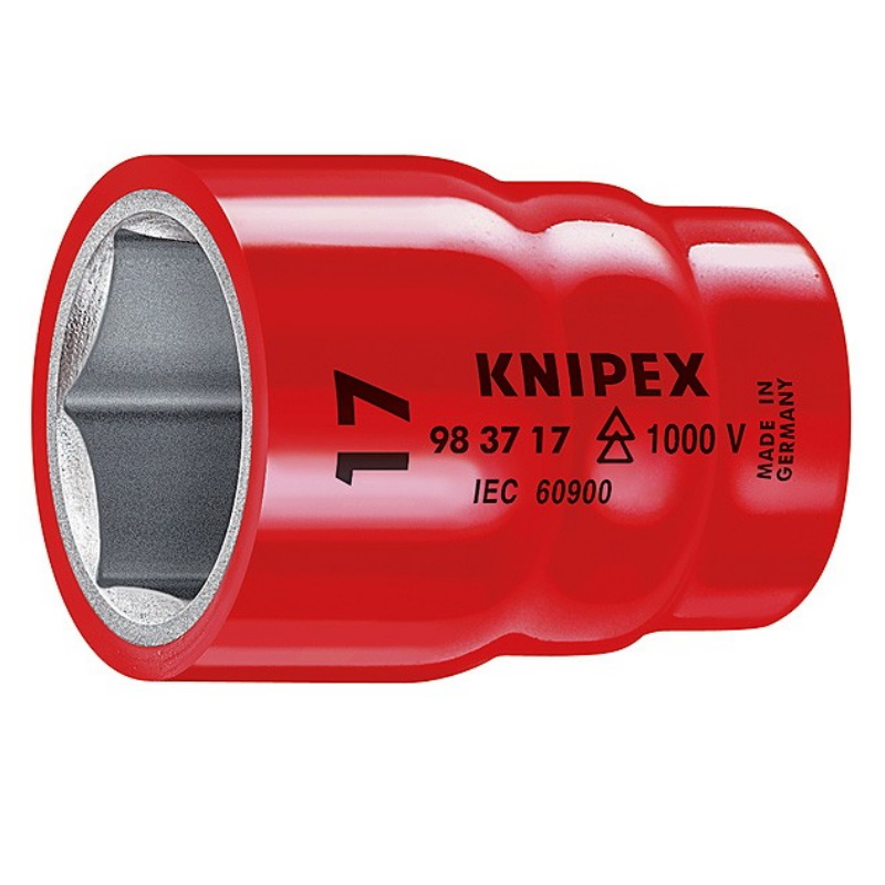 Головка торцевая Knipex KN-983714 VDE 3/8" 6-гранная, 14 мм, диэлектрическая в Иваново