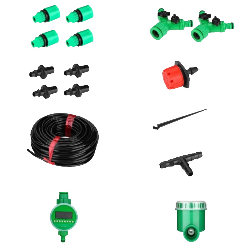 Система полива Deko 065-0959 комплект для капельного полива DKI50 шаровой таймер DKIT03 3700₽