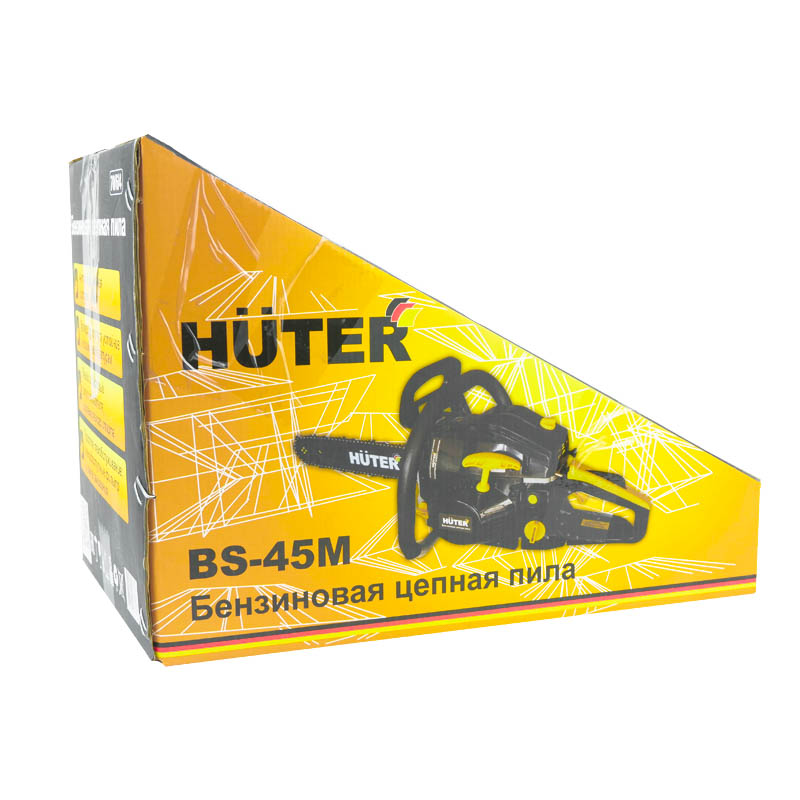 Цепная бензопила Huter BS-45M 70/6/4 (длина шины 40 см, шаг цепи 0.375") в Костроме