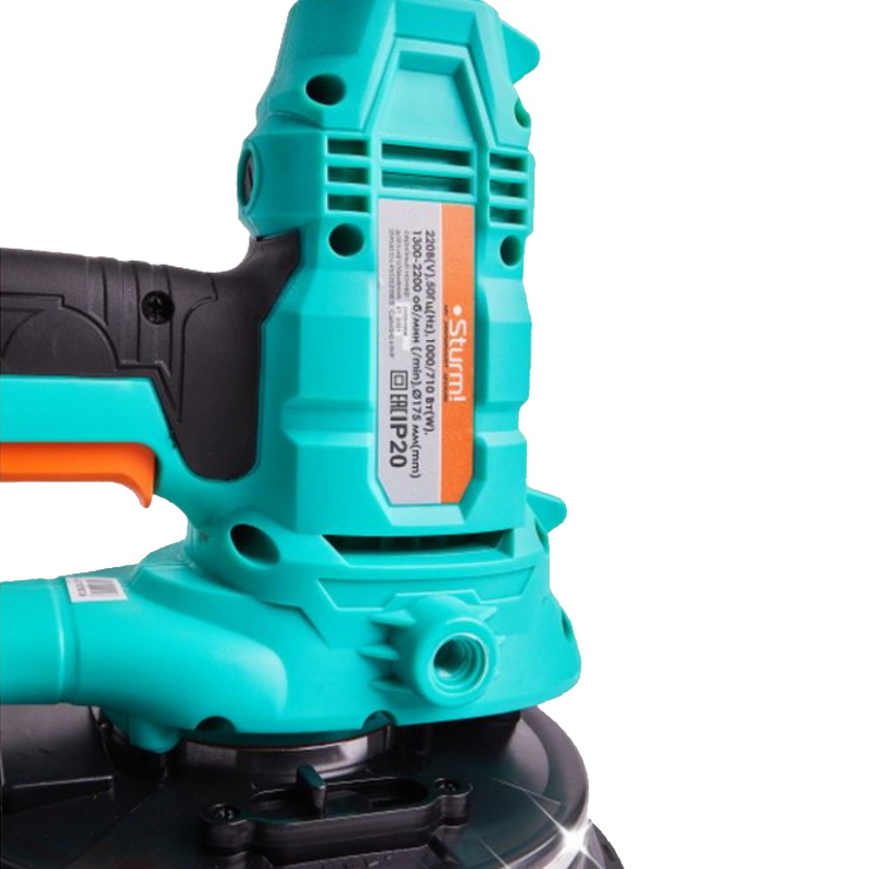 Машина для шлифования стен Sturm DWS6010 1000Вт 1000-2200 обмин шнур 4м подсветка