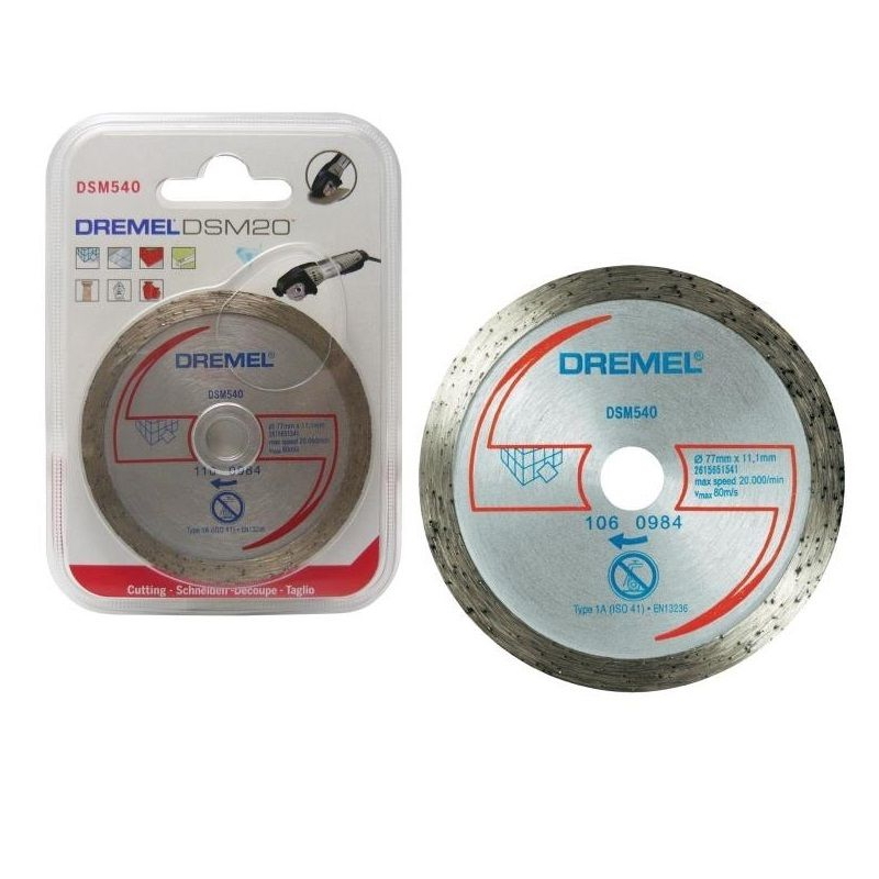 Алмазный отрезной диск по плитке Dremel DSM540 2.615.S54.0JA в Муроме